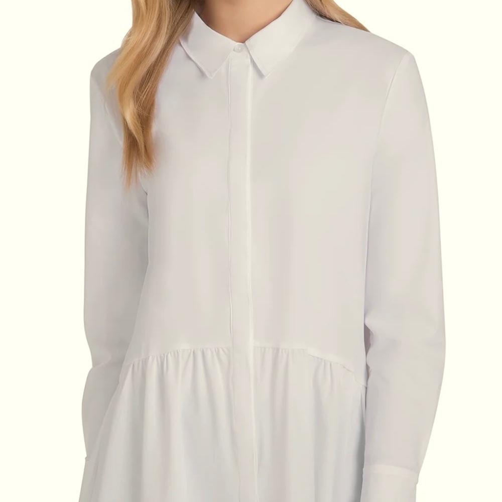 GUC Lysse Poet Blouse Top Shirt White Size MEDIUM - Picture 3 of 3